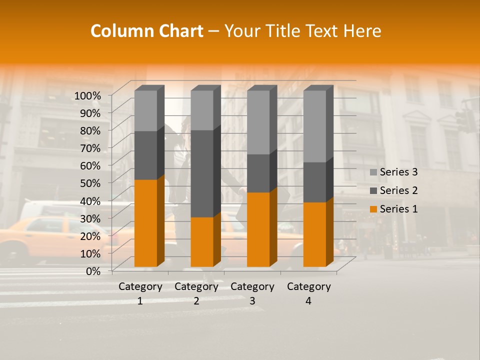 Smile Traffic Car PowerPoint Template