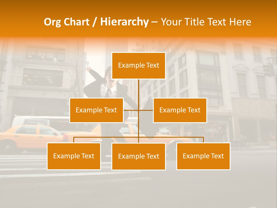 Smile Traffic Car PowerPoint Template