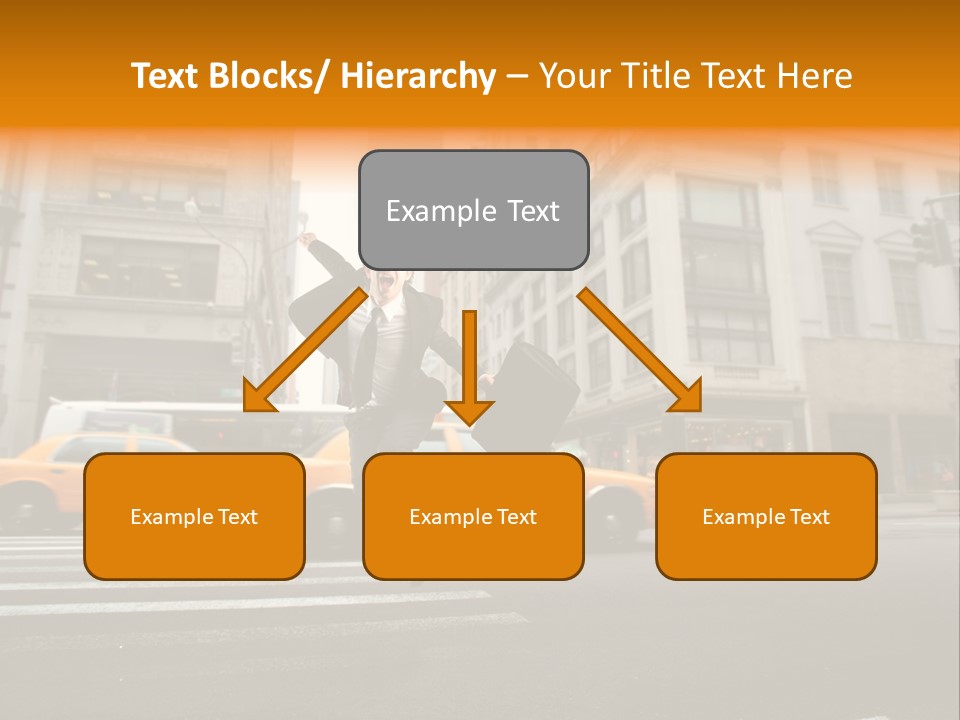 Smile Traffic Car PowerPoint Template