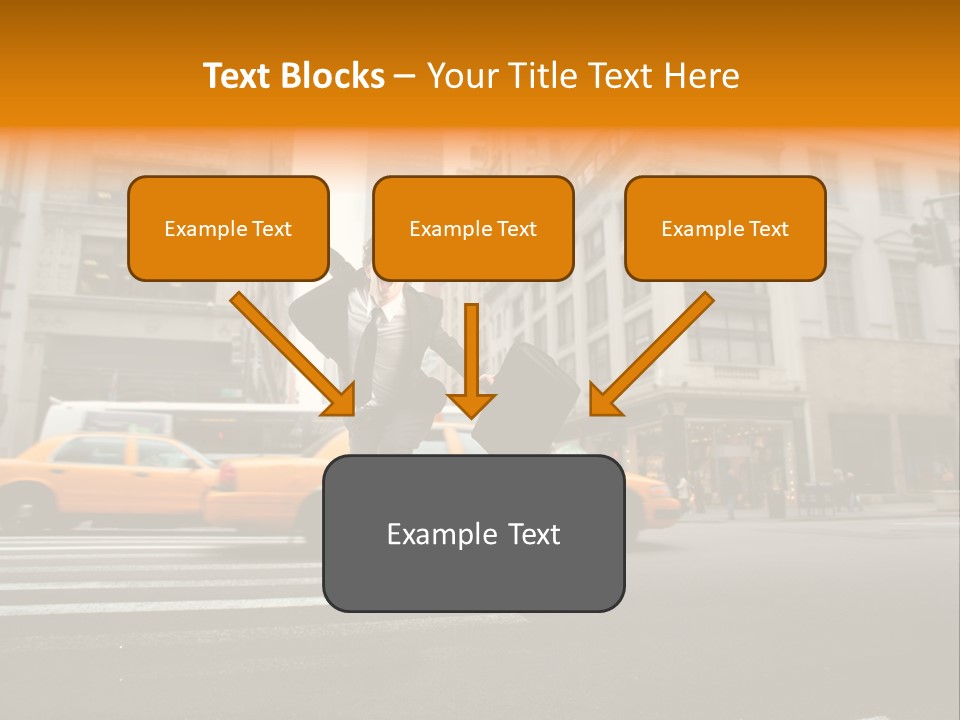 Smile Traffic Car PowerPoint Template