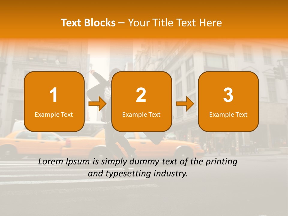 Smile Traffic Car PowerPoint Template