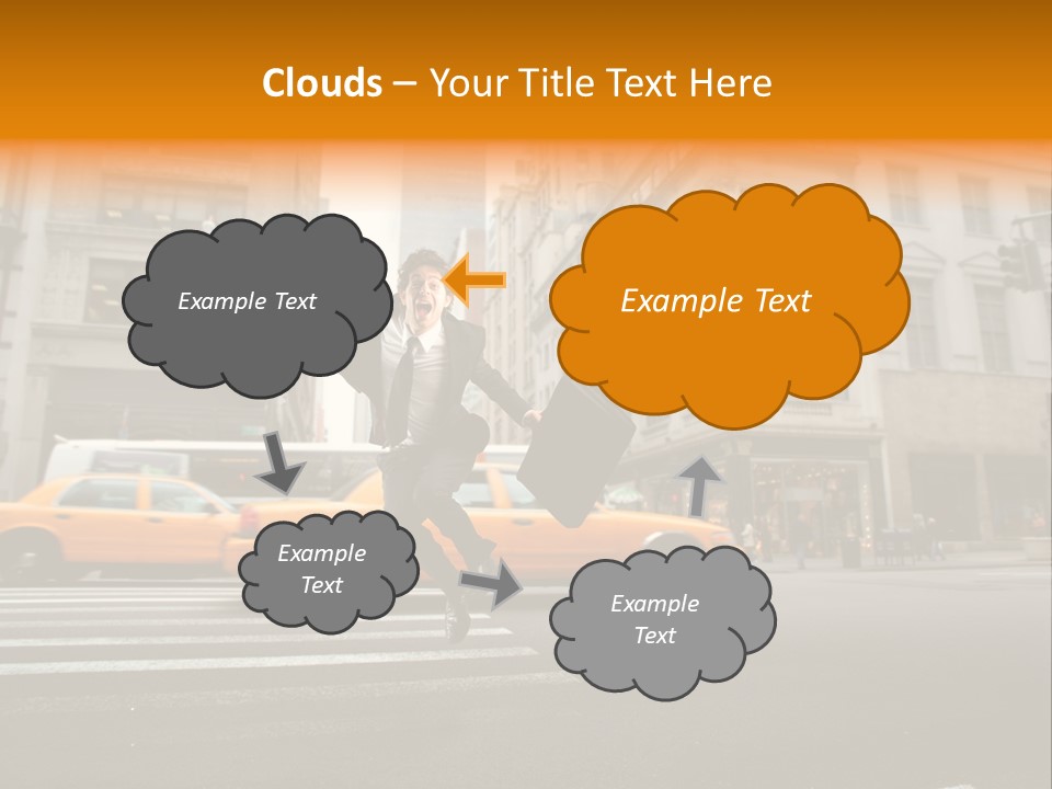Smile Traffic Car PowerPoint Template