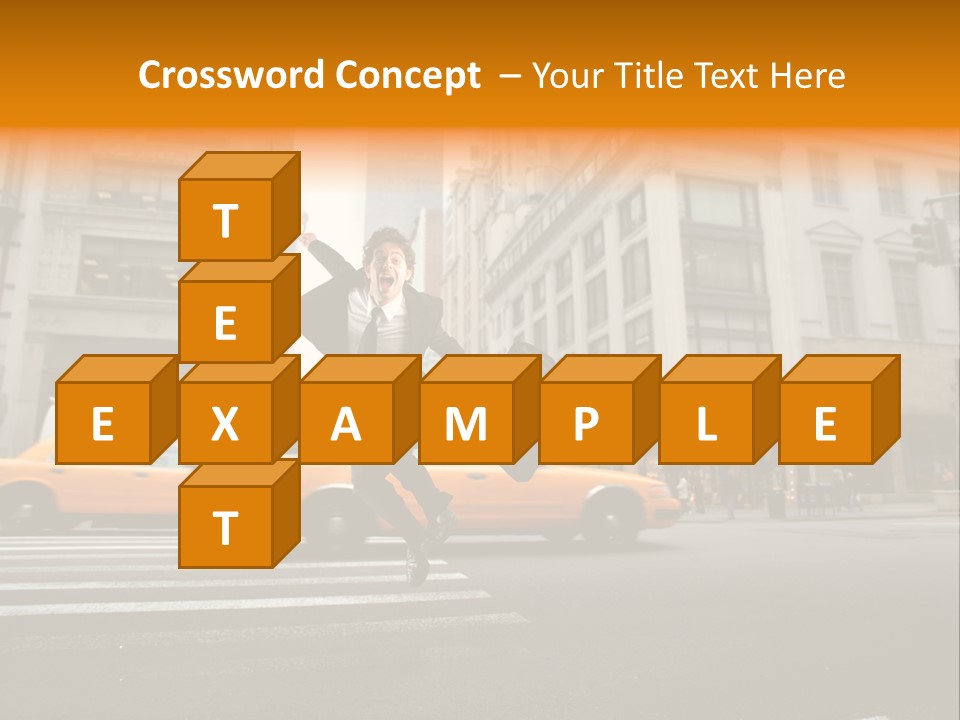 Smile Traffic Car PowerPoint Template