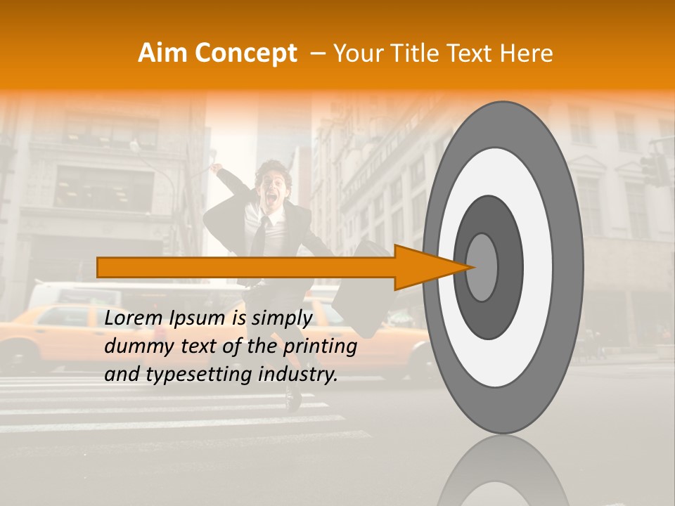 Smile Traffic Car PowerPoint Template