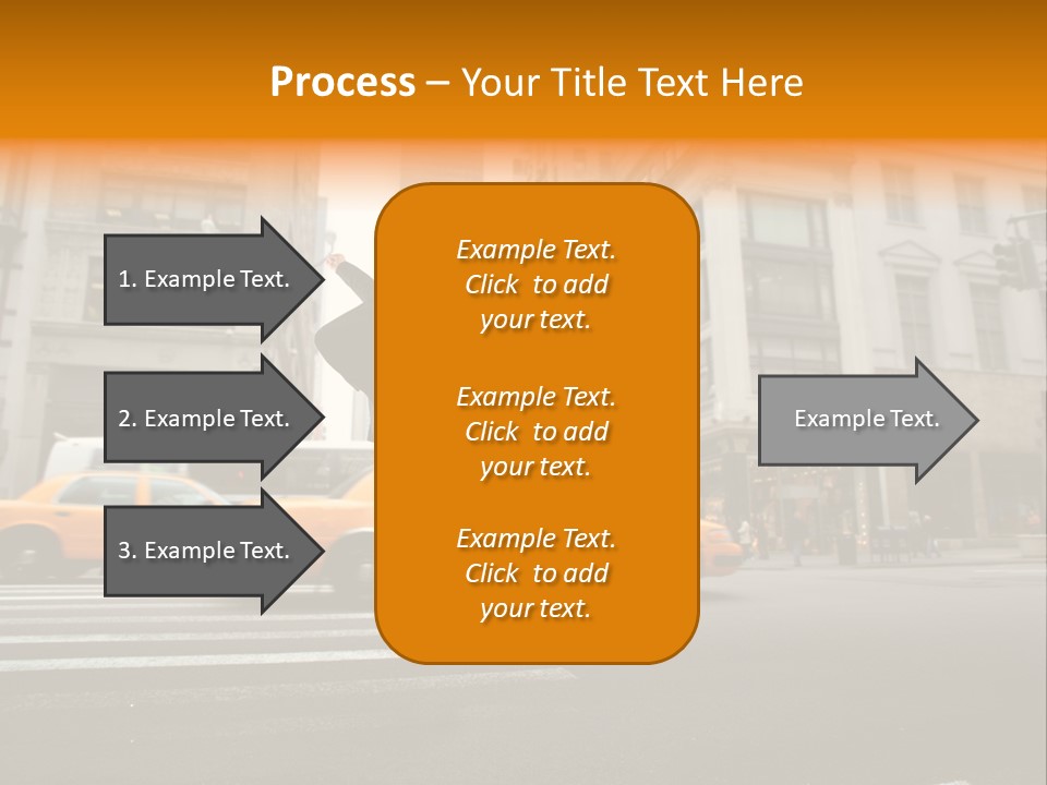 Smile Traffic Car PowerPoint Template