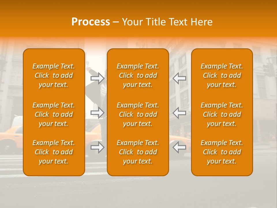 Smile Traffic Car PowerPoint Template