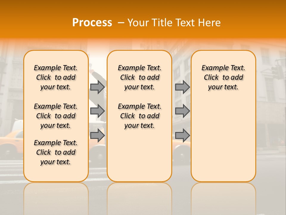Smile Traffic Car PowerPoint Template