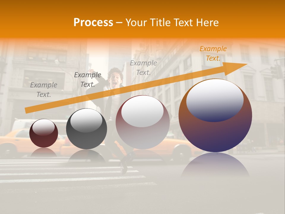Smile Traffic Car PowerPoint Template