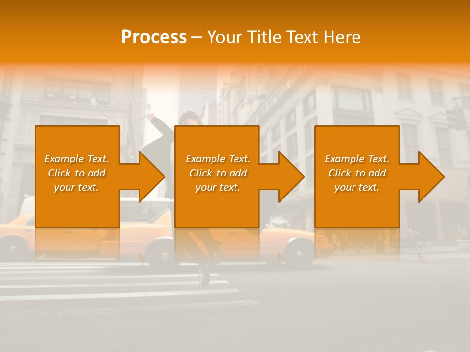 Smile Traffic Car PowerPoint Template