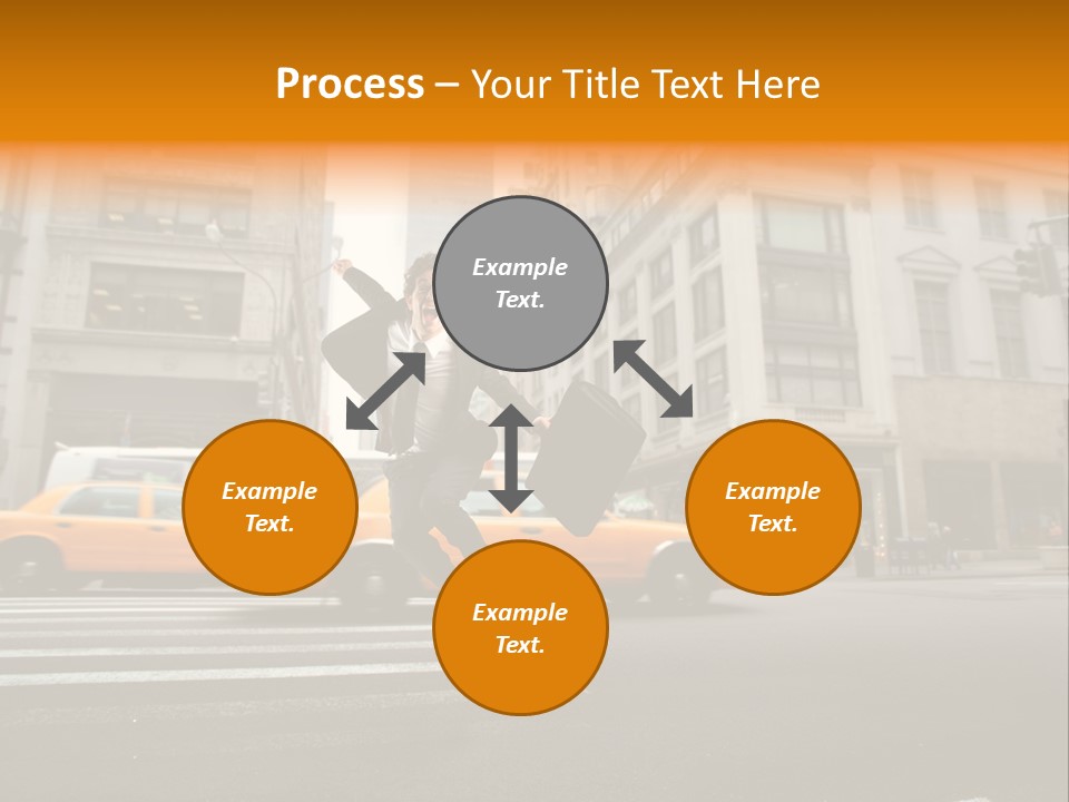 Smile Traffic Car PowerPoint Template