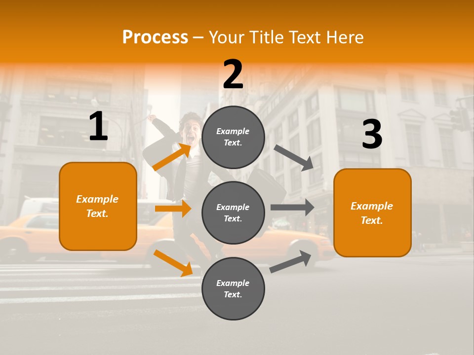 Smile Traffic Car PowerPoint Template