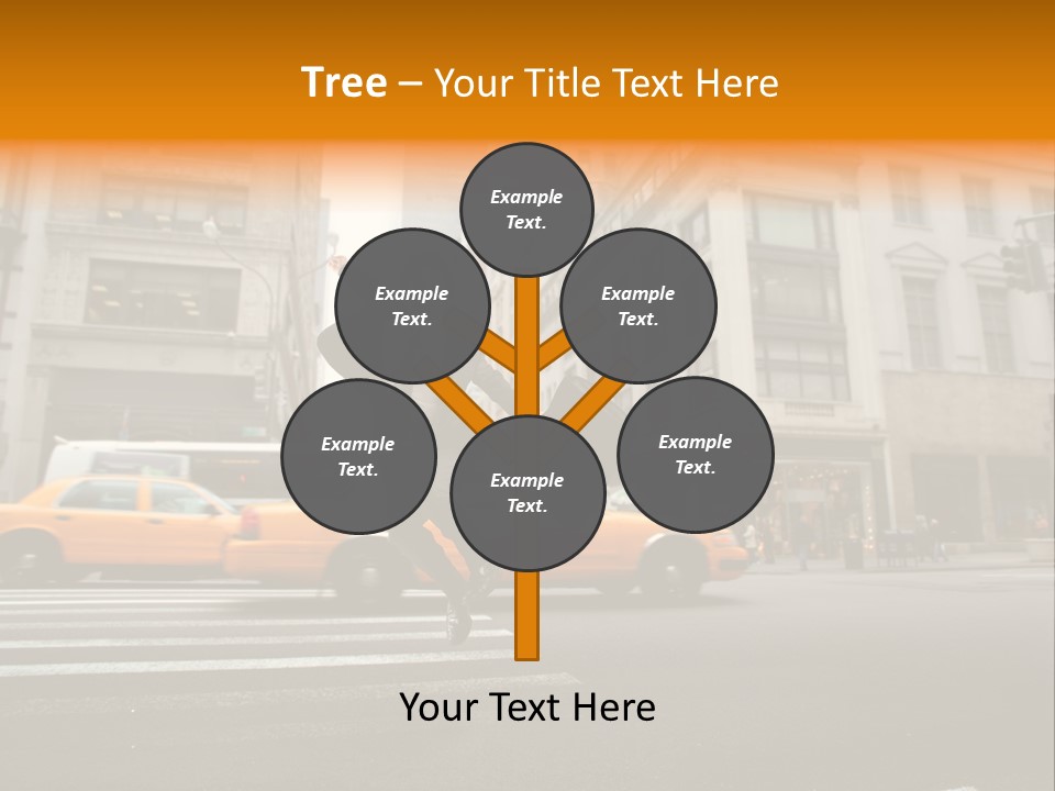 Smile Traffic Car PowerPoint Template