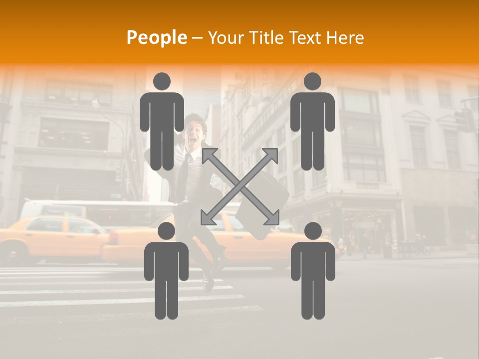 Smile Traffic Car PowerPoint Template