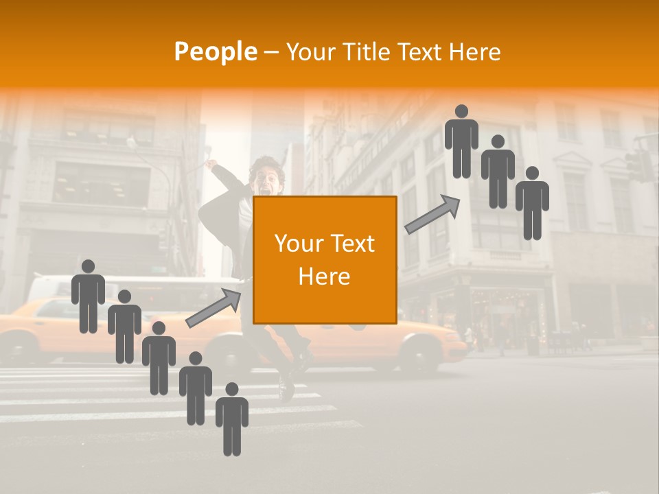 Smile Traffic Car PowerPoint Template