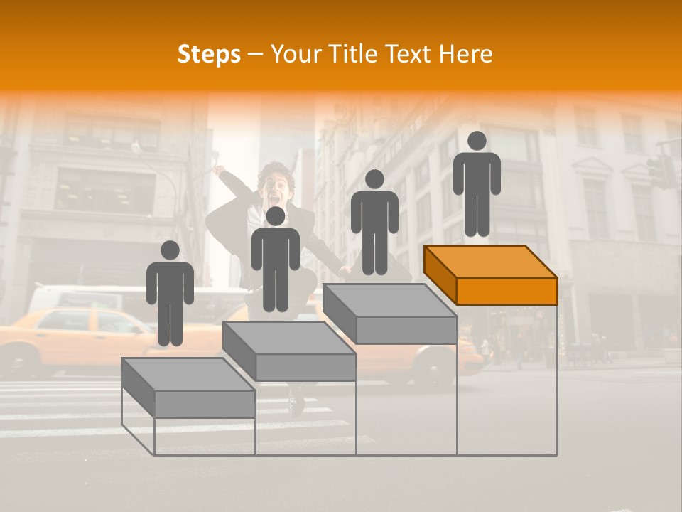 Smile Traffic Car PowerPoint Template