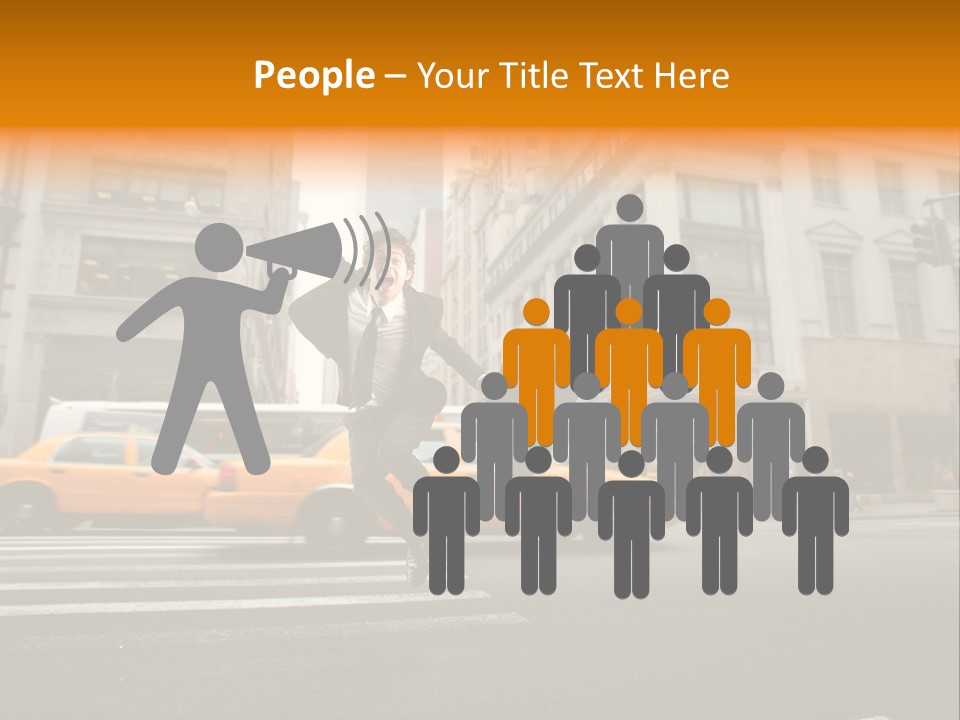 Smile Traffic Car PowerPoint Template