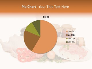 Organic Chop Chicken PowerPoint Template