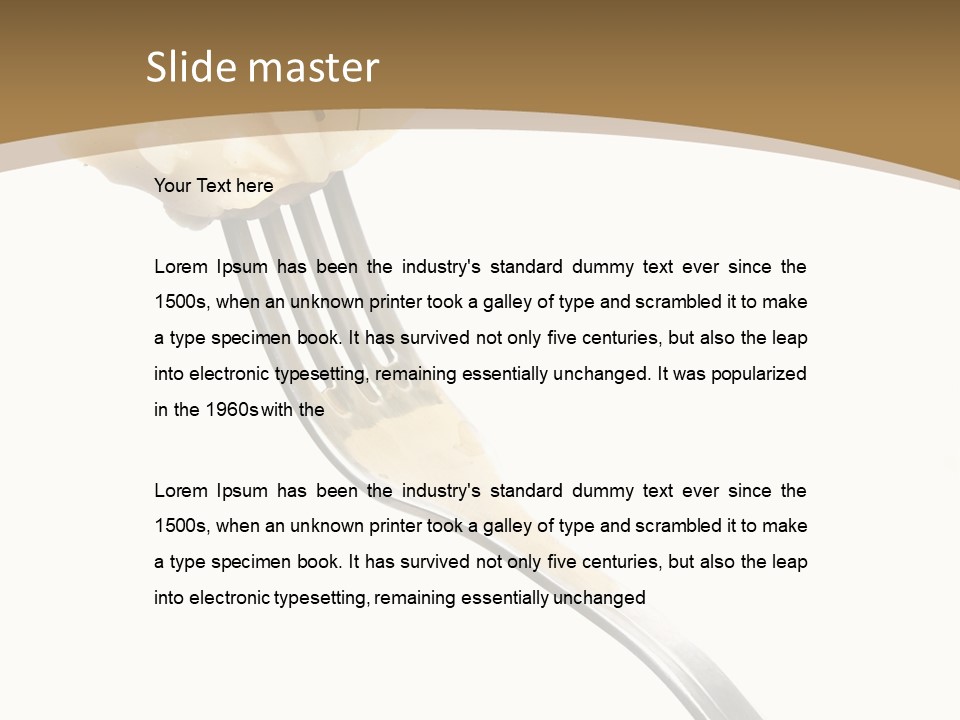 Meal Pork Preparation PowerPoint Template