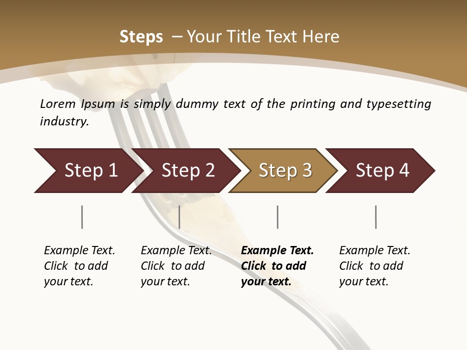 Meal Pork Preparation PowerPoint Template
