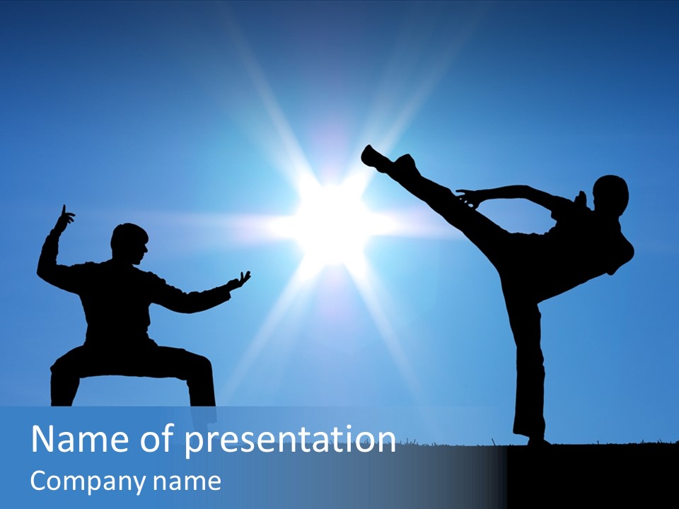 Master Silhouette Male PowerPoint Template