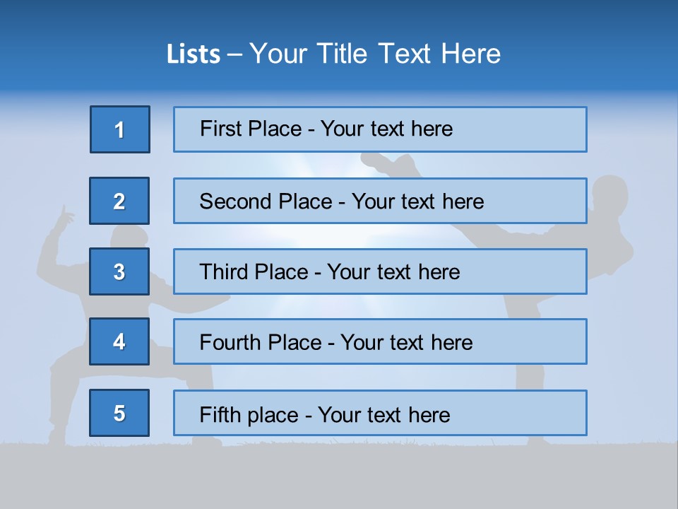 Master Silhouette Male PowerPoint Template