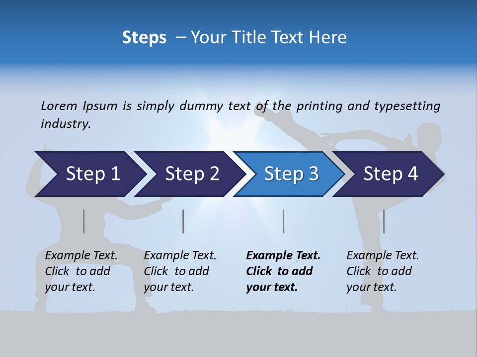Master Silhouette Male PowerPoint Template