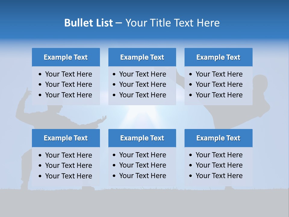 Master Silhouette Male PowerPoint Template