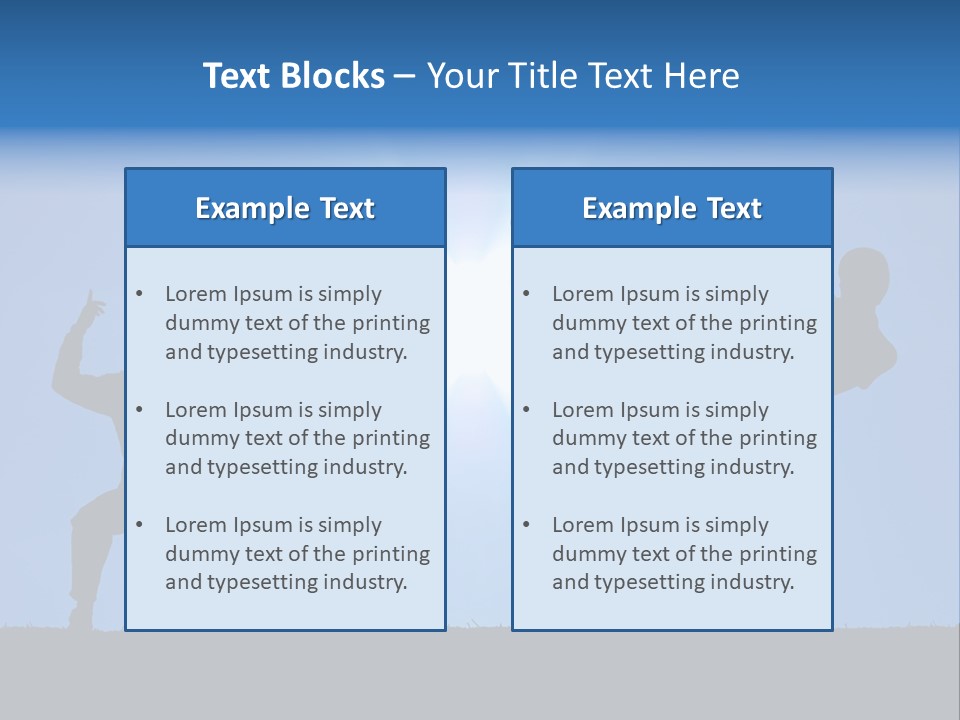 Master Silhouette Male PowerPoint Template