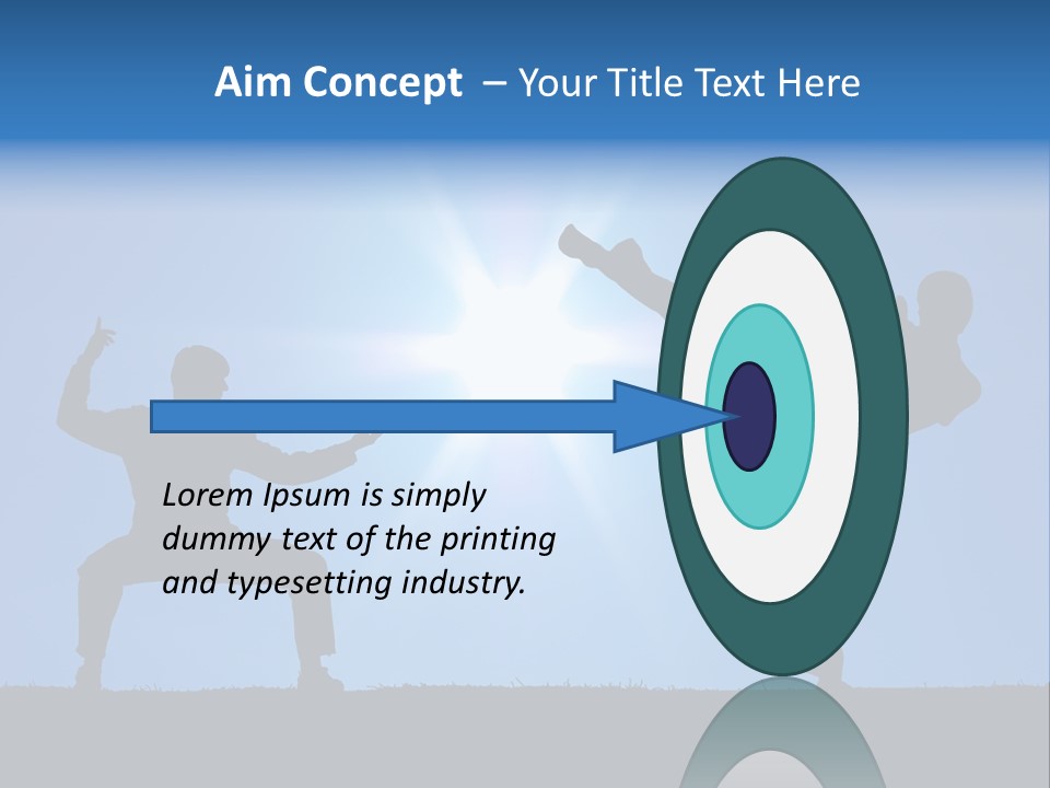 Master Silhouette Male PowerPoint Template