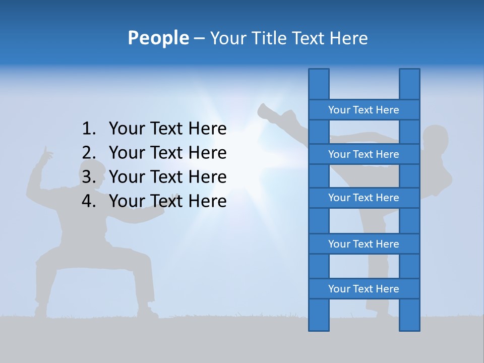Master Silhouette Male PowerPoint Template