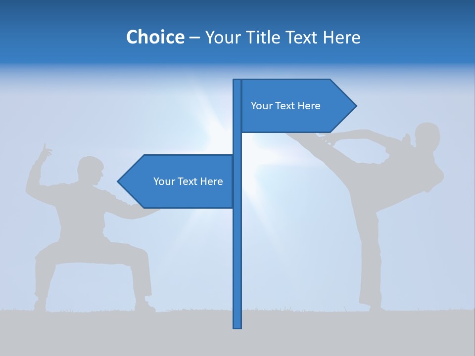 Master Silhouette Male PowerPoint Template