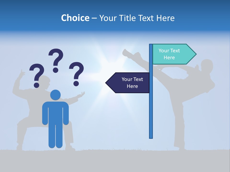 Master Silhouette Male PowerPoint Template