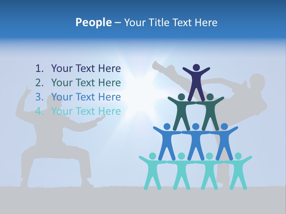 Master Silhouette Male PowerPoint Template