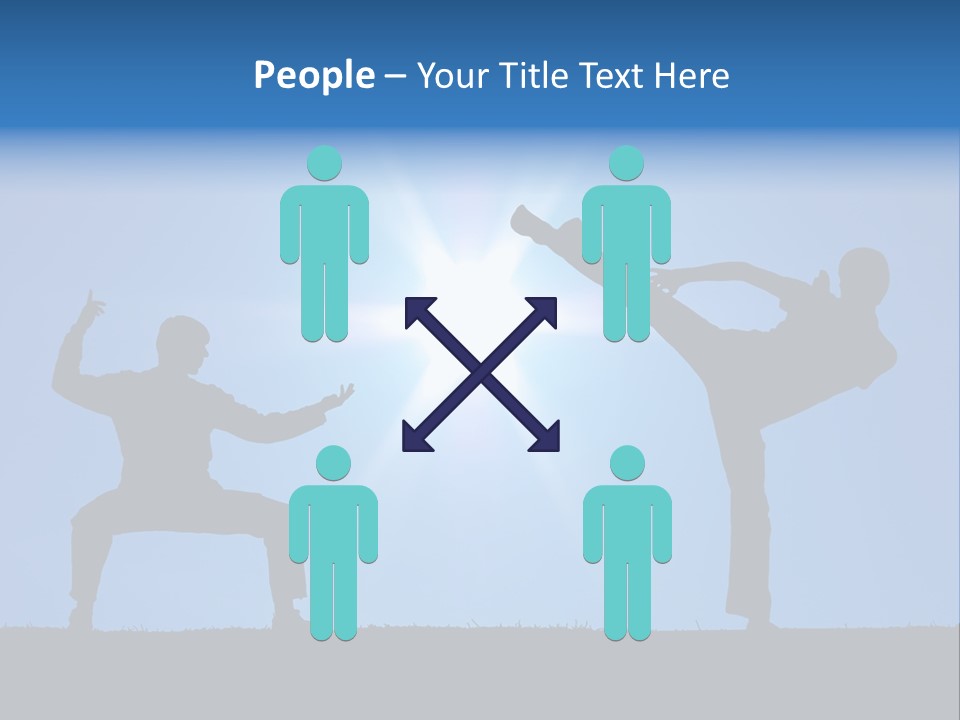 Master Silhouette Male PowerPoint Template