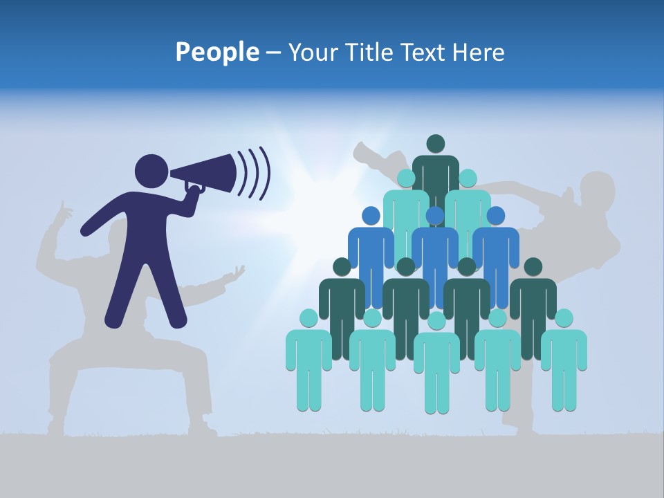 Master Silhouette Male PowerPoint Template