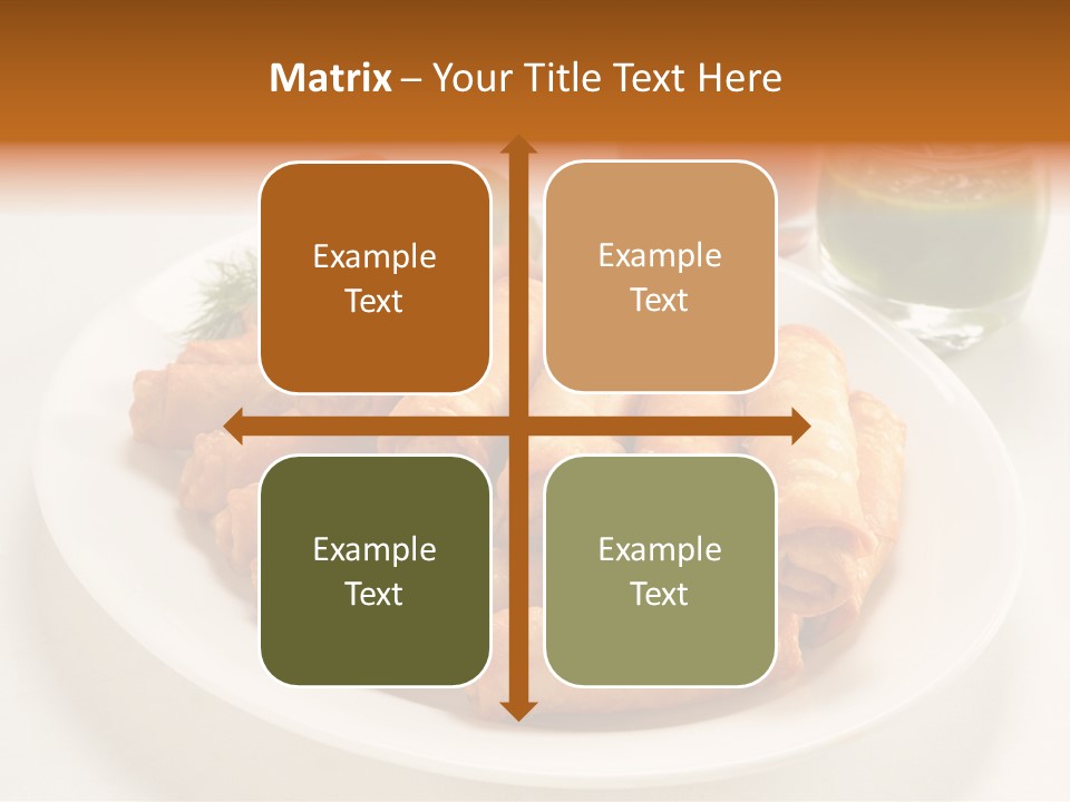 Plate Protein Fried PowerPoint Template