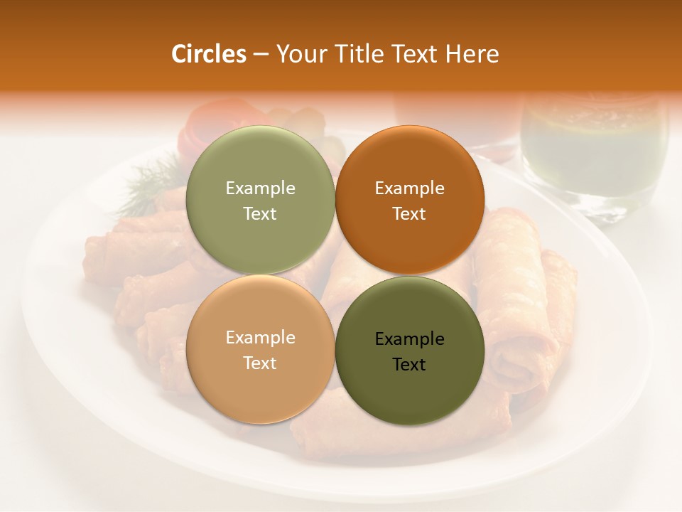 Plate Protein Fried PowerPoint Template