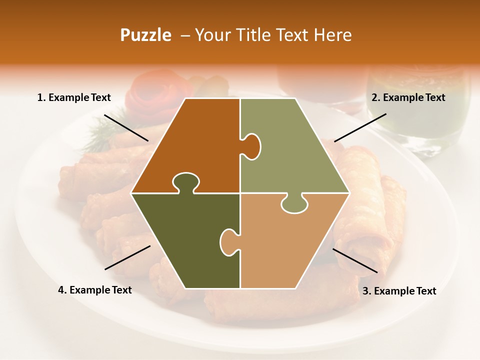 Plate Protein Fried PowerPoint Template