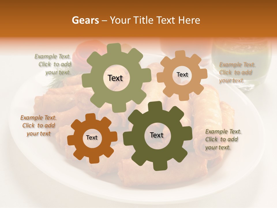 Plate Protein Fried PowerPoint Template