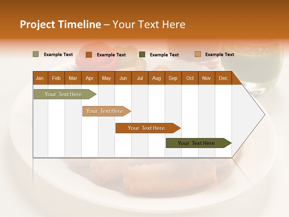 Plate Protein Fried PowerPoint Template