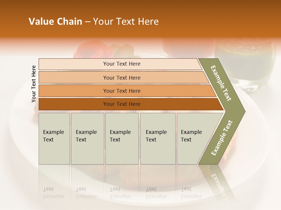 Plate Protein Fried PowerPoint Template