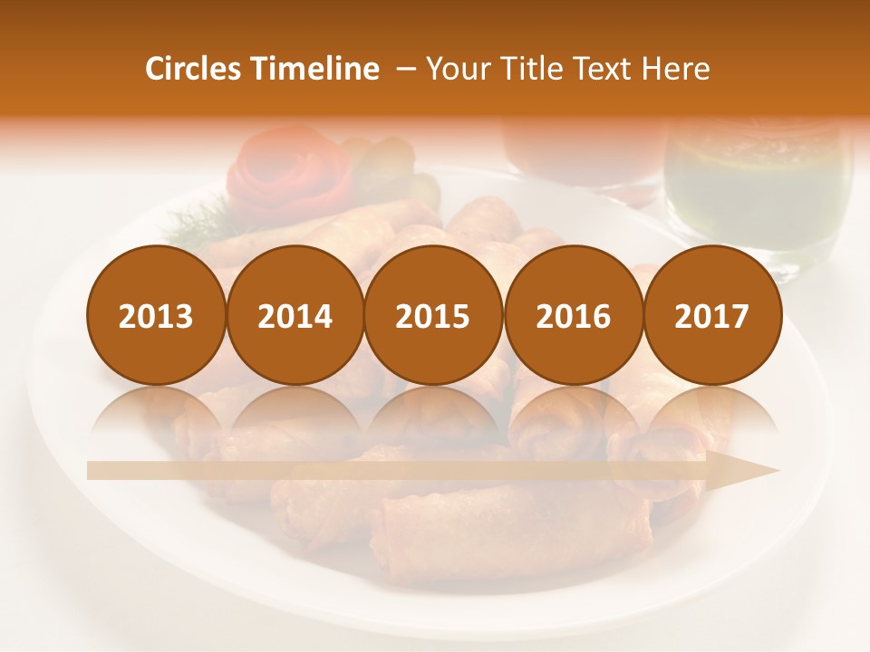 Plate Protein Fried PowerPoint Template