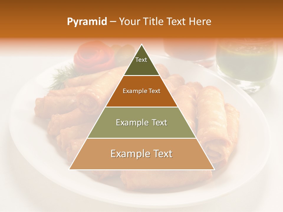 Plate Protein Fried PowerPoint Template