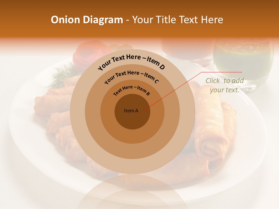 Plate Protein Fried PowerPoint Template