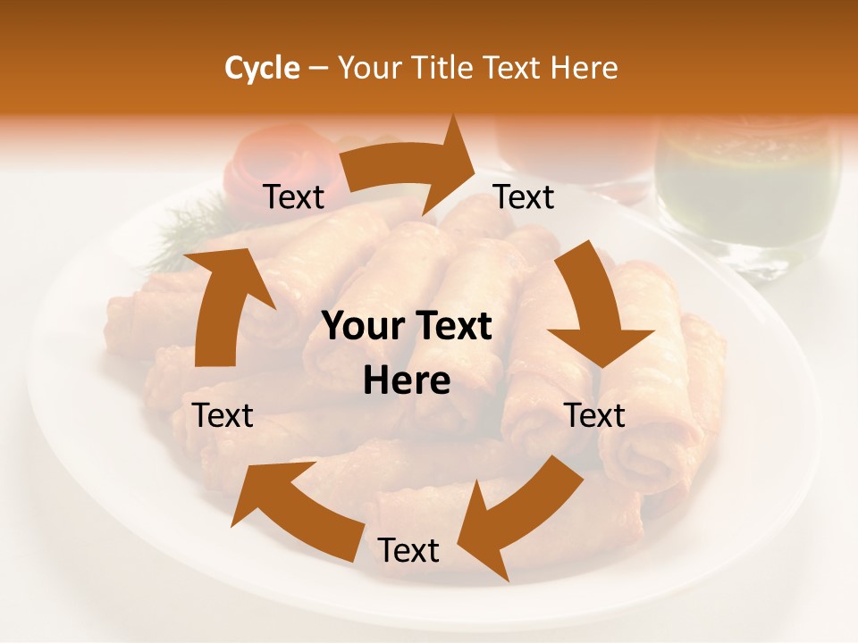 Plate Protein Fried PowerPoint Template