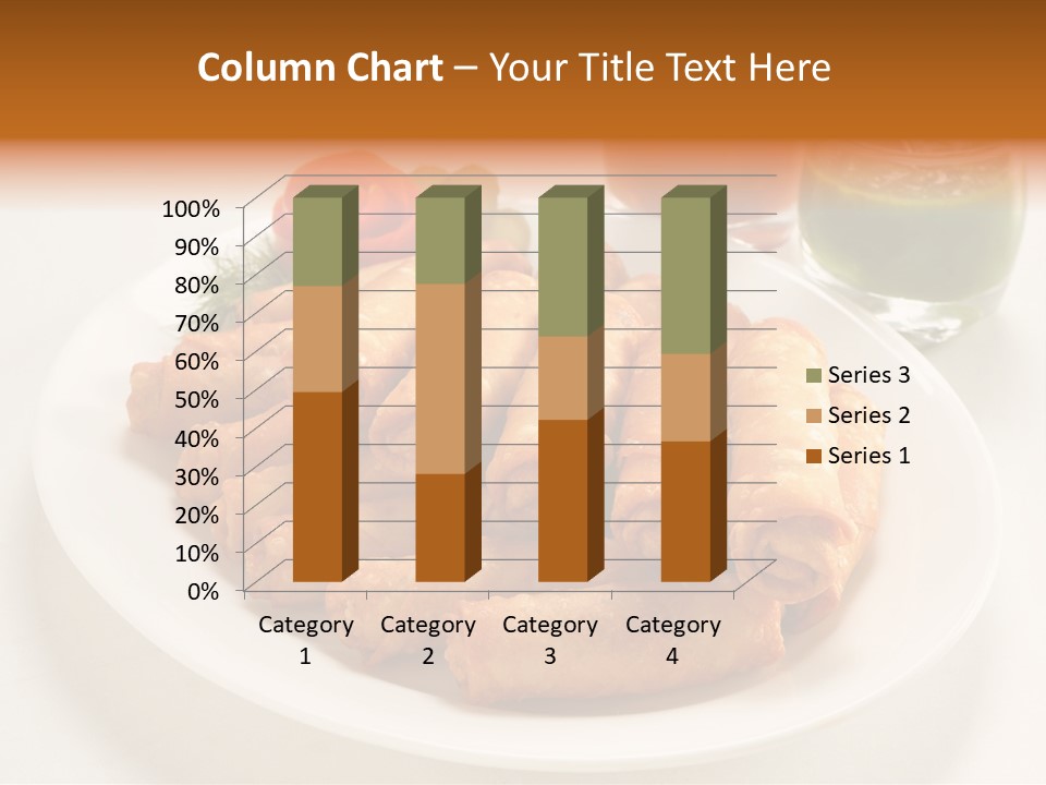 Plate Protein Fried PowerPoint Template