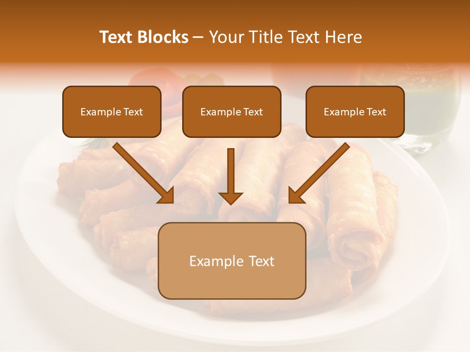Plate Protein Fried PowerPoint Template