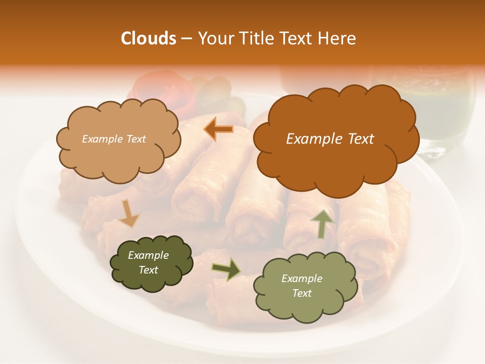 Plate Protein Fried PowerPoint Template