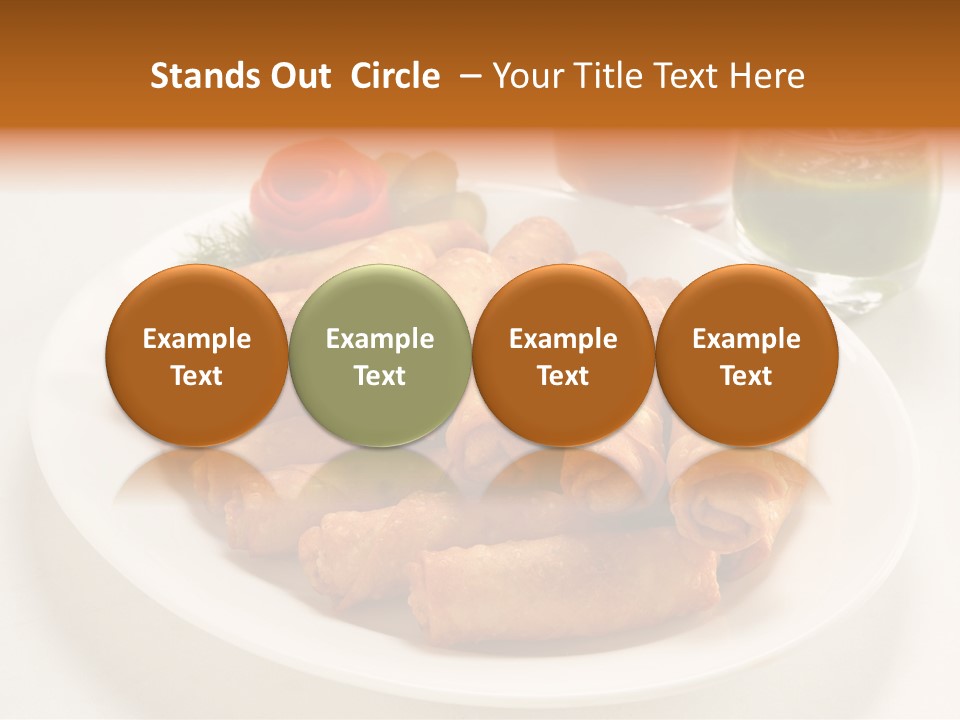 Plate Protein Fried PowerPoint Template
