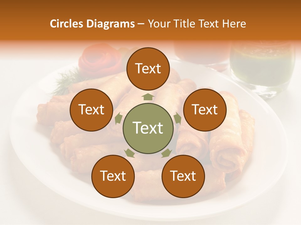 Plate Protein Fried PowerPoint Template